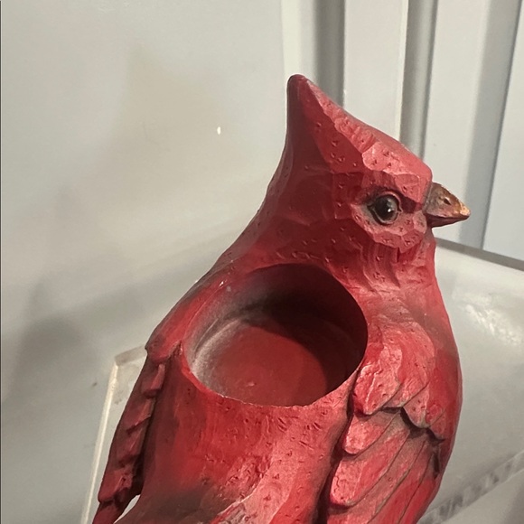 Cardinals Red Bird Candle or Tea Light Holders - Picture 9 of 12